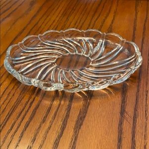 Glass decorative plate